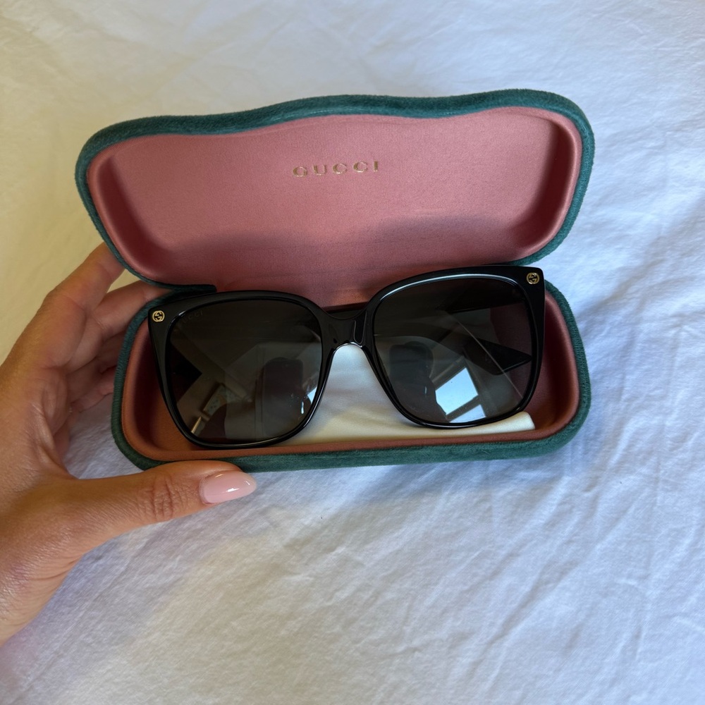 Gucci Black Square Sunglasses for Women